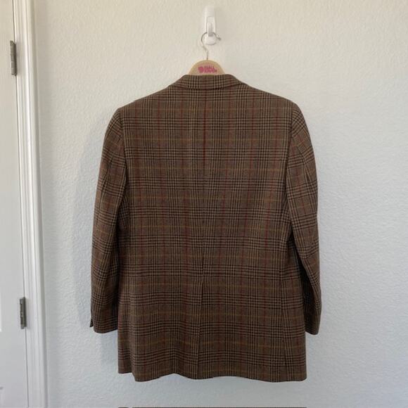 Hickey Freeman Dillard's Men's 40 Regular Canterbury Suit Jacket Wool Camel Hair - Picture 2 of 16